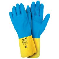PARES GUANTES GOMA-BICOLOR  07315